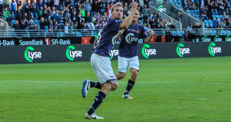 Viking - Rosenborg 1-2, Håkon Skogseid feirer 1-2 målet