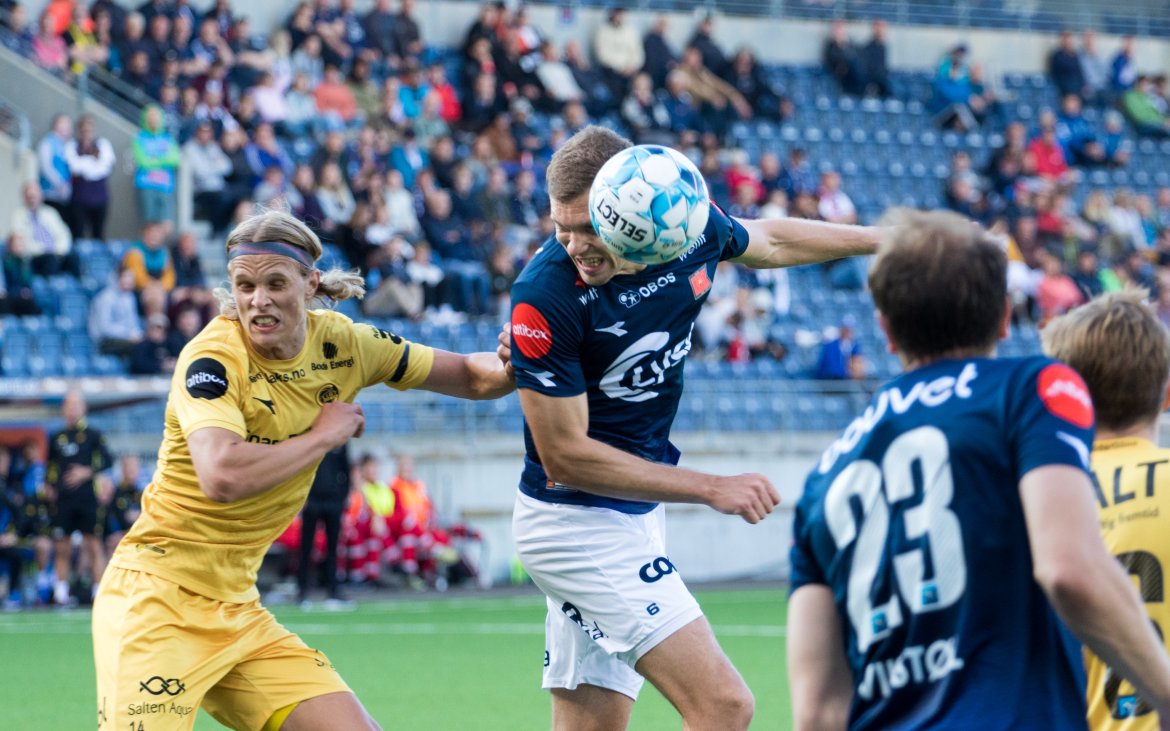 Viking - Bodø/Glimt, Runar Hove. Foto: Sander Selsvik Jacobsen