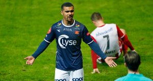 Viking - Tromsø 1-2. Kwesi Appiah. Foto: Tore Fjermestad