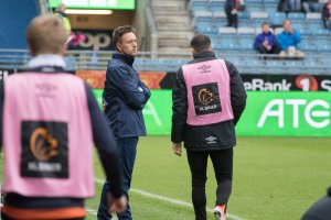 Ian Burchnall under Aalesund kampen