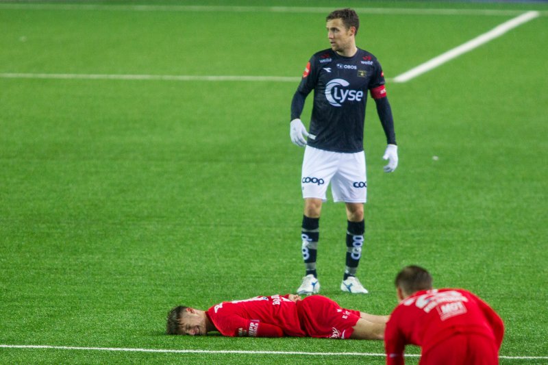 Forhåpentligvis blir Fredrik Torsteinbø og lagkameratene stående igjen som vinner av også dette Vestlandsderbyet. Foto: Carina Johansen / NTB