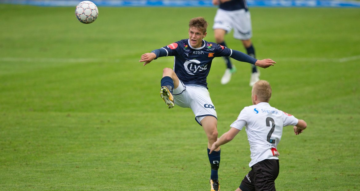 Viking - Sogndal. Mathias Bringaker. Foto: Tore Fjermestad