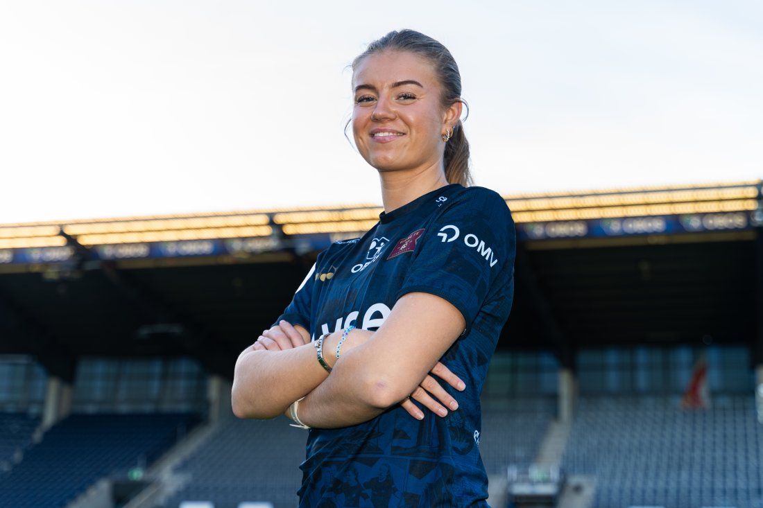 Mille Aune har signert en treårskontrakt med klubben. Foto: Alexander Larsen