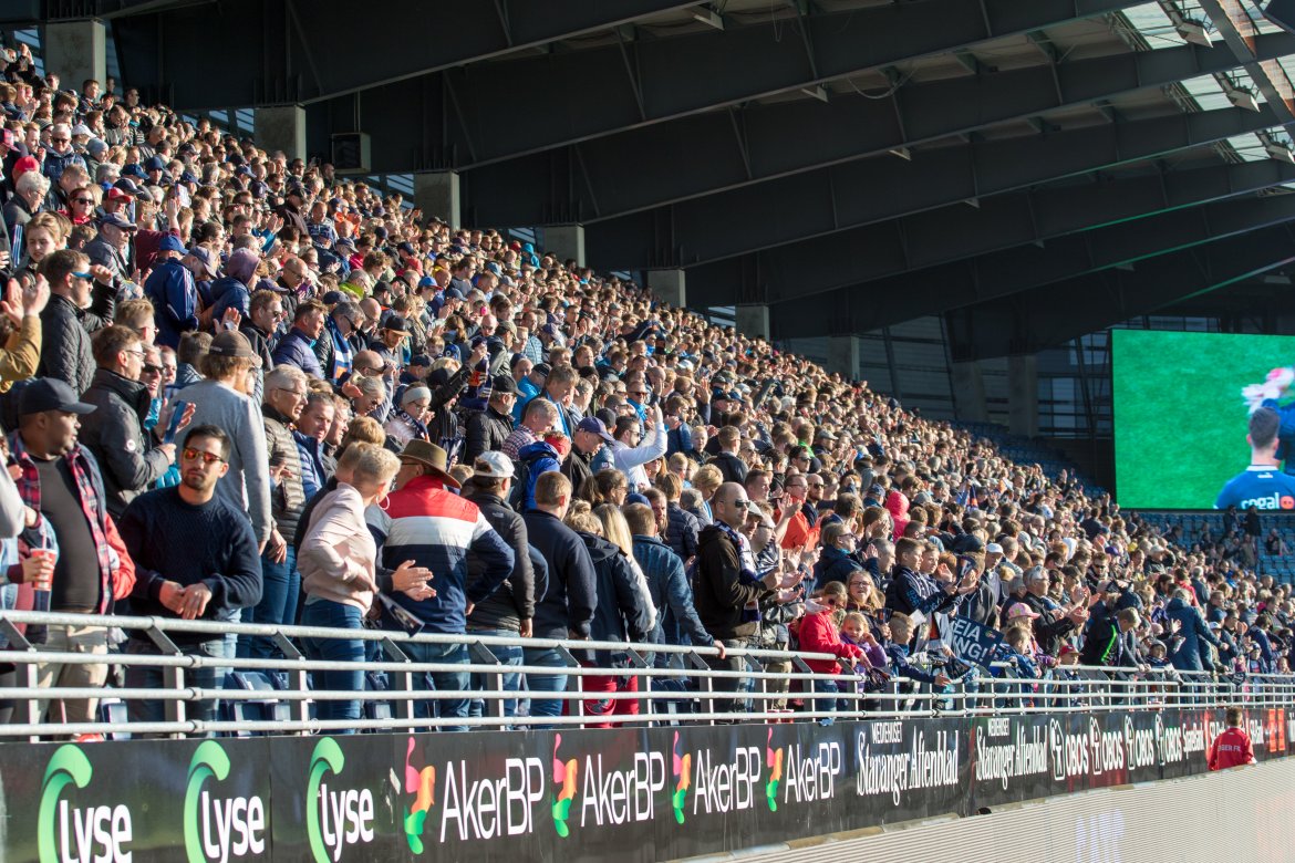 Viking - Sandnes Ulf, Hele 15 835 tilskurere var samlet på SR-Bank Arena. Foto: Sander Selsvik Jacobsen