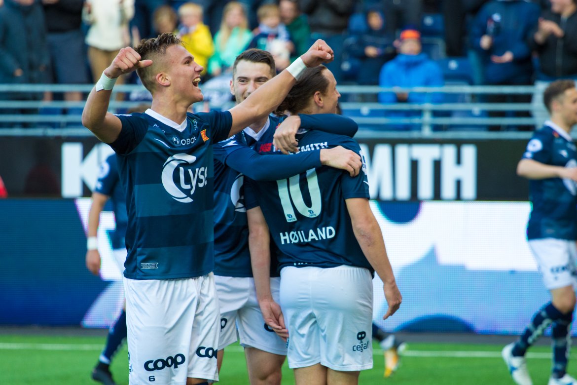 Viking - Sandnes Ulf, Leo Skiri Østigård. Foto: Sander Selsvik Jacobsen