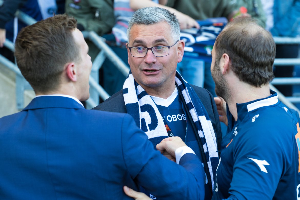 Viking - Sandnes Ulf, Eirik W. Henningsen etter kampen. Foto: Sander Selsvik Jacobsen