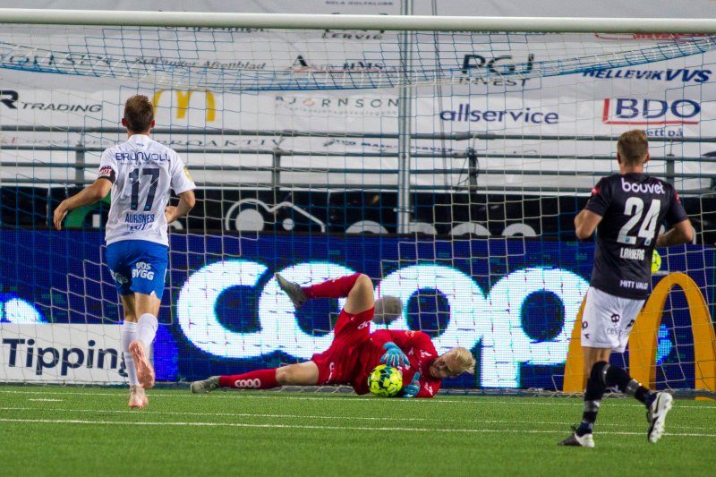 Arild Østbø hadde god kontroll på det som kom i første omgang. Foto: Carina Johansen / NTB scanpix