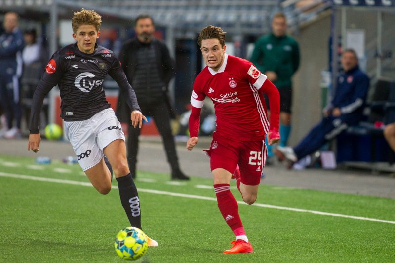 Henrik Heggheim fikk spille europacup da Viking møtte Aberdeen i 2020. Foto: Carina Johansen / NTB