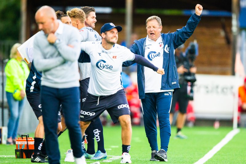 Tre poeng i Drammen smakte ekstra godt. Foto: Trond Reidar Teigen / NTB scanpix