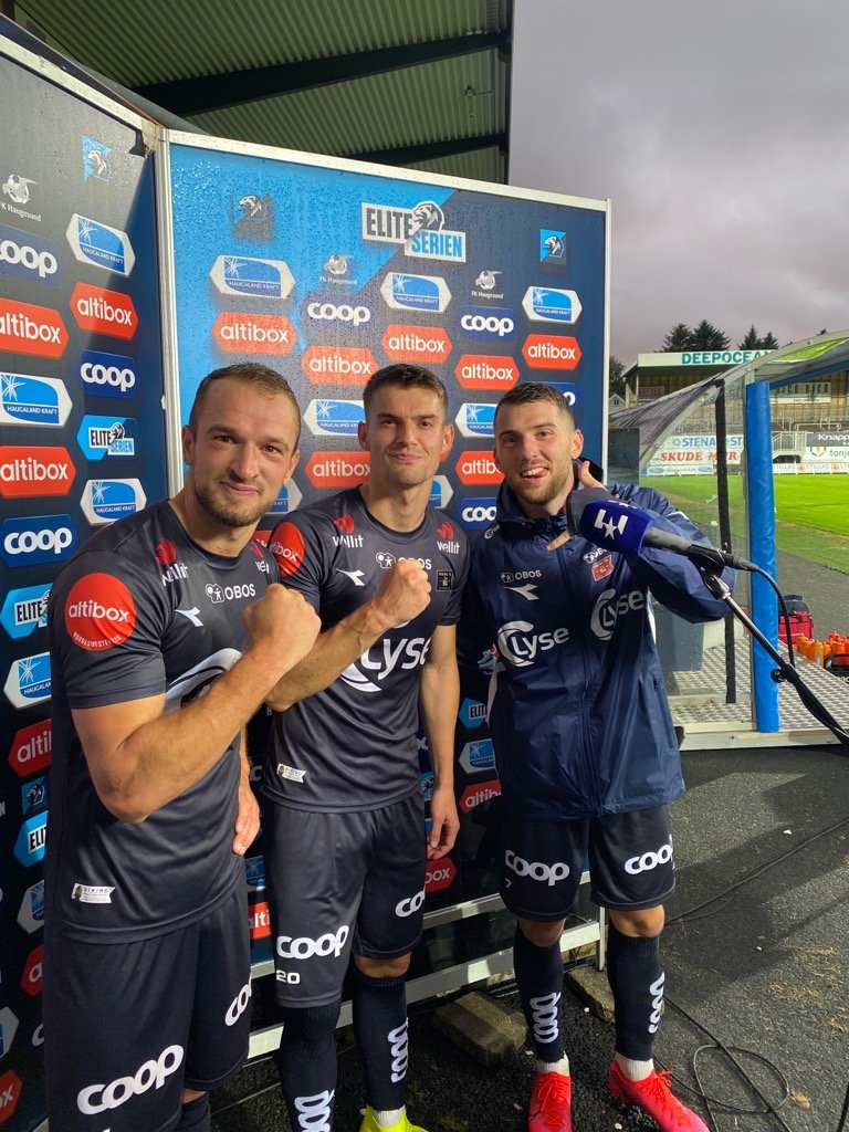 En fornøyd angrepstrio etter tre poeng i Haugesund.