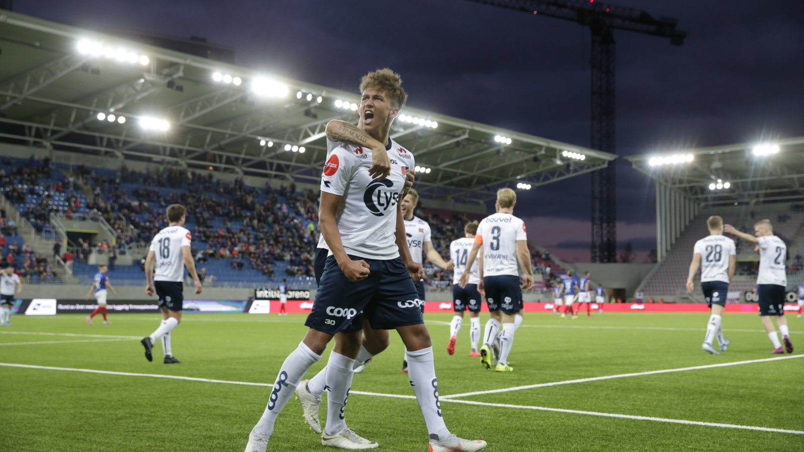 Scoret med et kanonskudd mot Vålerenga i 2019. Foto: NTB scanpix