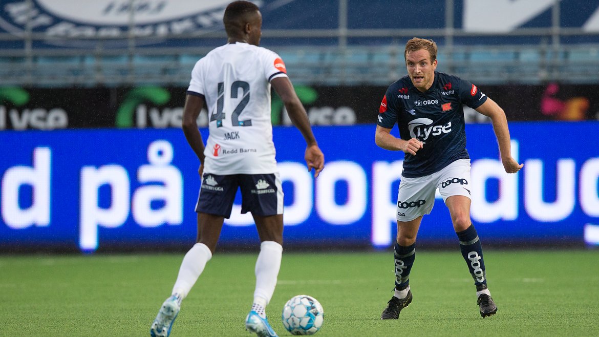 Viking - Strømsgodset. Kristoffer Løkberg. Foto: Tore Fjermestad