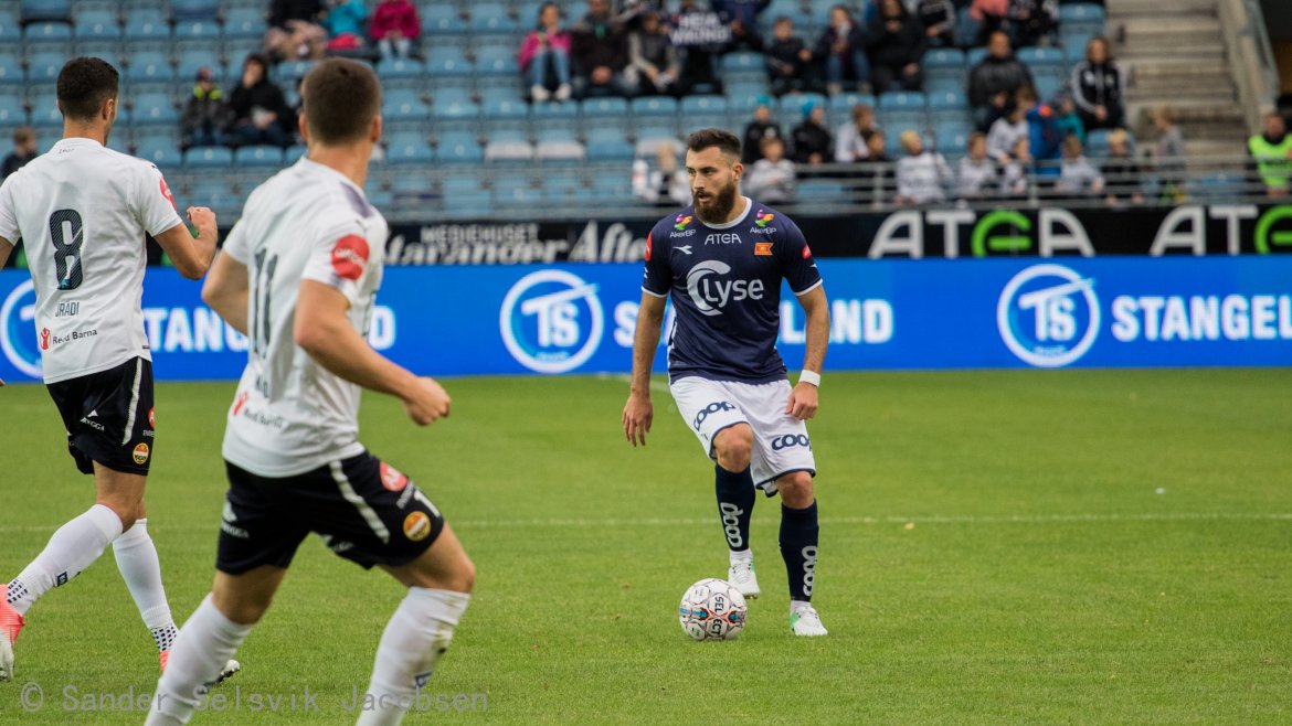 Viking - Strømsgodset 0-1, Ross Jenkins. Foto: Sander Selsvik Jacobsen