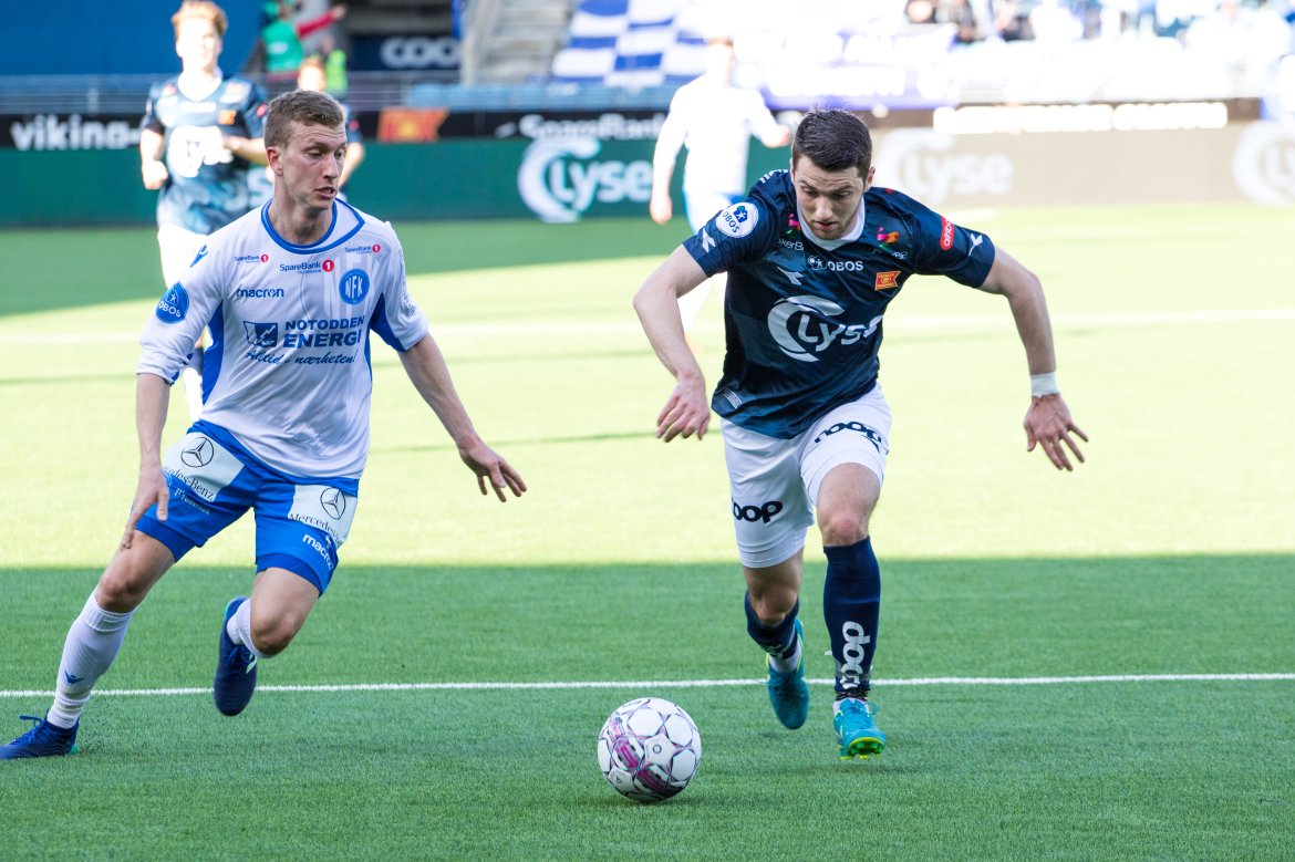 Viking - Notodden 3-1, Zymer Bytyqi. Foto: Sander Selsvik Jacobsen