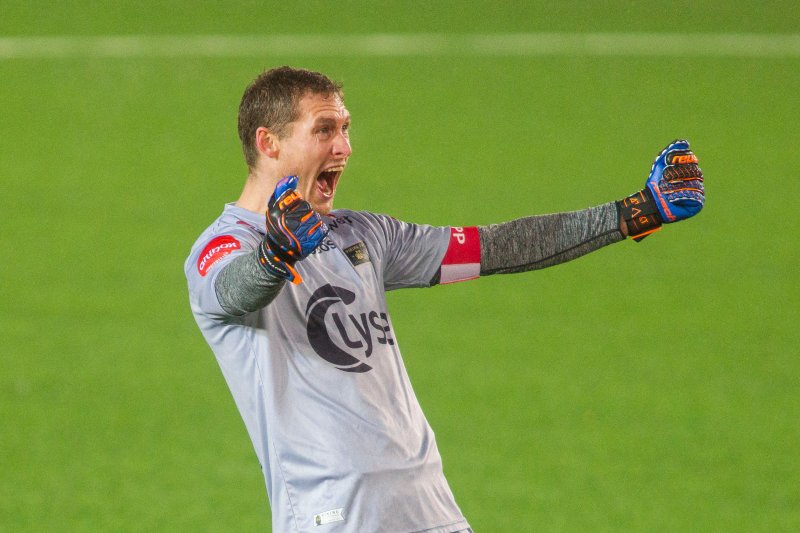 Iven Austbø var meget fornøyd da Veton Berihsa satte inn 1-0. Foto: Carina Johansen / NTB