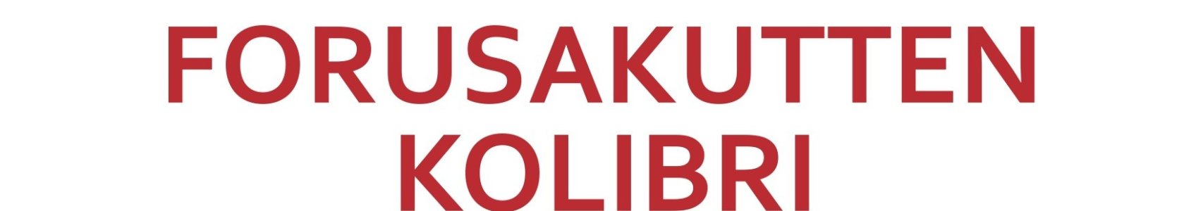 Forusakutten Kolibri