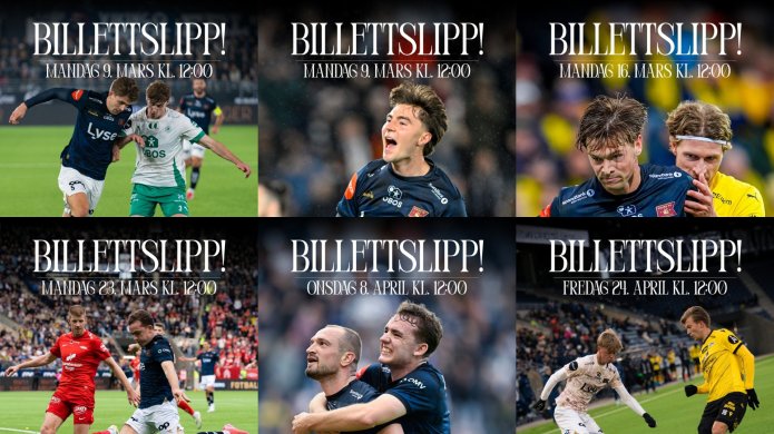 Vil du sikre deg plass på Lyse Arena? Første billettslipp-datoer er nå klare!